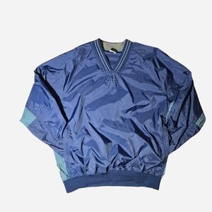 Blue and‎ Teal Windbreaker Pullover